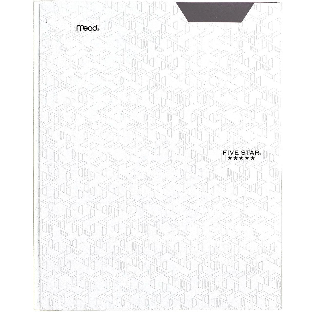 Five Star 2 Pocket Folder, Stay-Put Folder, Plastic Colored Folders with Pockets & Prong Fasteners for 3-Ring Binders, Great for Home School Supplies & Home Office, 11-5/8" x 9-5/16”, White (72494)