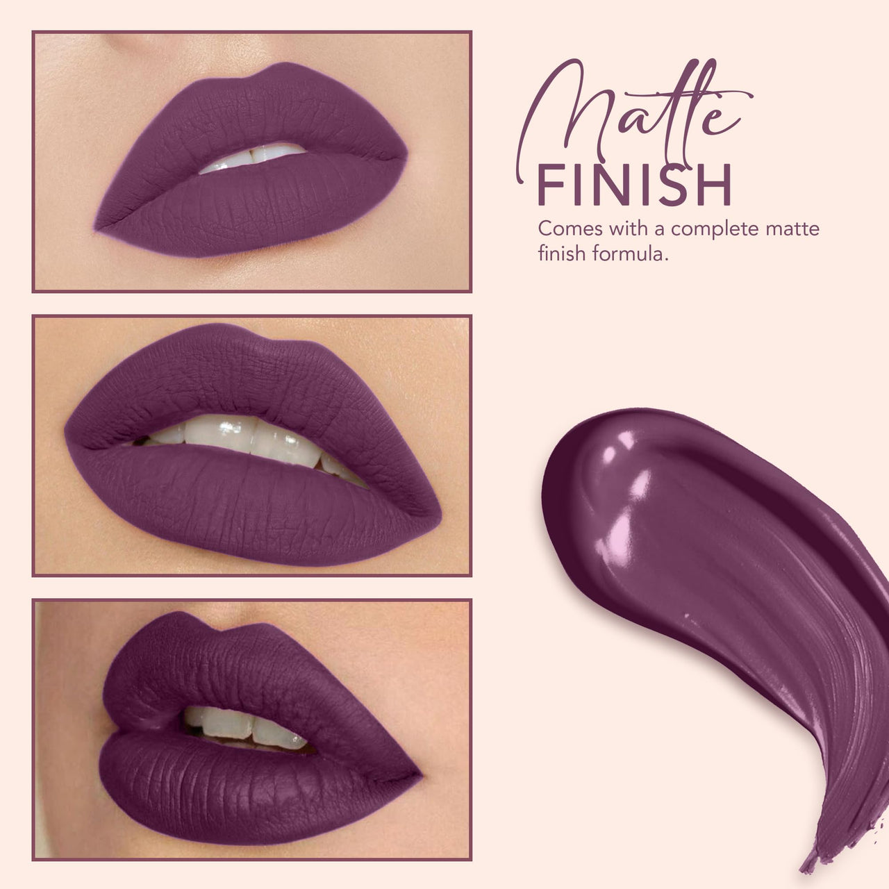 Carlton London Liquid Matte Chuffed Kiss Mocha Me Lipsticks |Enriched with Vitamin E, Avocado Oil | Matte Finish, Non-Sticky and Non-Drying | Upto 12 Hrs- 3ML (Burnt Berries)