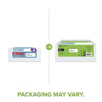 DYMO Authentic LW Return Address Labels for LabelWriter Label Printers, White, 3/4'' x 2'', 6 Rolls of 500