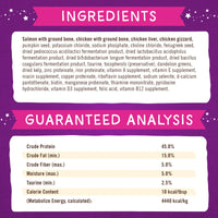 Stella & Chewy's  Freeze-Dried Raw Marie’s Magical Dinner Dust – Grain Free, Protein Rich Cat & Kitten Food Topper – Wild-Caught Salmon & Cage-Free Chicken Recipe – 7 oz Bag Salmon & Chicken 7 Ounce (Pack of 1)