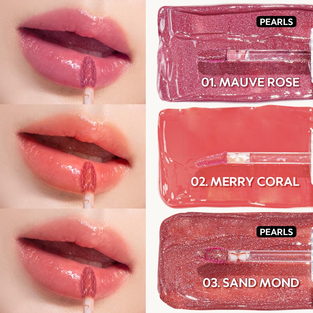 TIRTIR Waterism Tinted Lip Gloss #06 | HONEY NUT, 4 g – Kiss Ready Lipgloss | 12H Long Lasting Non Sticky Natural Tinted Glow | Korean Multiuse Cheek and Lip | Tint for Women gift