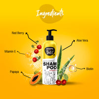 Wagging Tails Slick & Shine 5-In-1 Pet Shampoo-400 Milliliter Deodorize & Moisturise The Skin Remove Dirt Help To Repair Damaged Hair Anti-Itching & Anti-Dandruff Deep Cleanser All Breed Dog & Cat