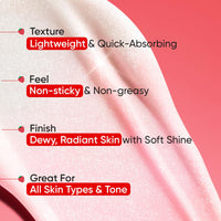 DOT & KEY Strawberry Dew Strobe Cream For Face Skin Radiance Cream | Moisturizer & Highlighter For Face | For Dewy Glazed Instant Glow | Boosts Hydration | For All Skin Types | For Women & Men | 30Ml