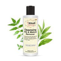 Khadi Omorose Cleansing Milk & Make-up Remover With Neem, Tea Tree & Vitamin E, 210 Ml