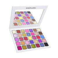 SHOPAAREL Highly Pigmented Long Lasting Blendable Eye Makeup Pallet Spectrum-1 35 Color Eyeshadow Palette Matte to Stunning Shimmer & Glitter for Women Girls