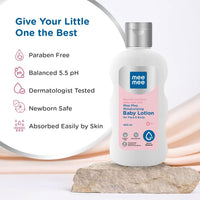 Mee Mee Moisturizing Baby Lotion for Face & Body, Shea, Cocoa Butter & Almond Oil, 24 Hrs Moisturization (400ML)