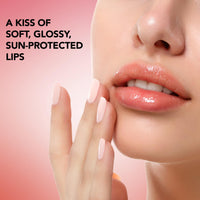 Botanic Hearth Raspberry SPF Lip Balm with Transparent Shine for Dark, Dry, Chapped Lips with Jojoba Oil, Vitamin E & Allantoin | Lip Care Balm for Women & Men | SPF Sun Protection | 10g