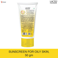 Lacto Calamine Sunshield Matte Look Sunscreen SPF50 PA+++ for Oily or Acne prone skin, Very Water Resistant, Paraben & Sulphate free, 50g (Pack of 2)