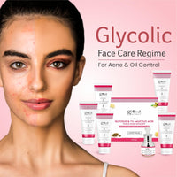 Globus Naturals Glycolic & 1% Salicylic Acid Herbal Anti Acne Face Gel, Enriched with Liquorice & Oats, Anti Acne & Oil Control, Reduces Dark spots & Hyperpigmentation,100 ml Pack Of 3