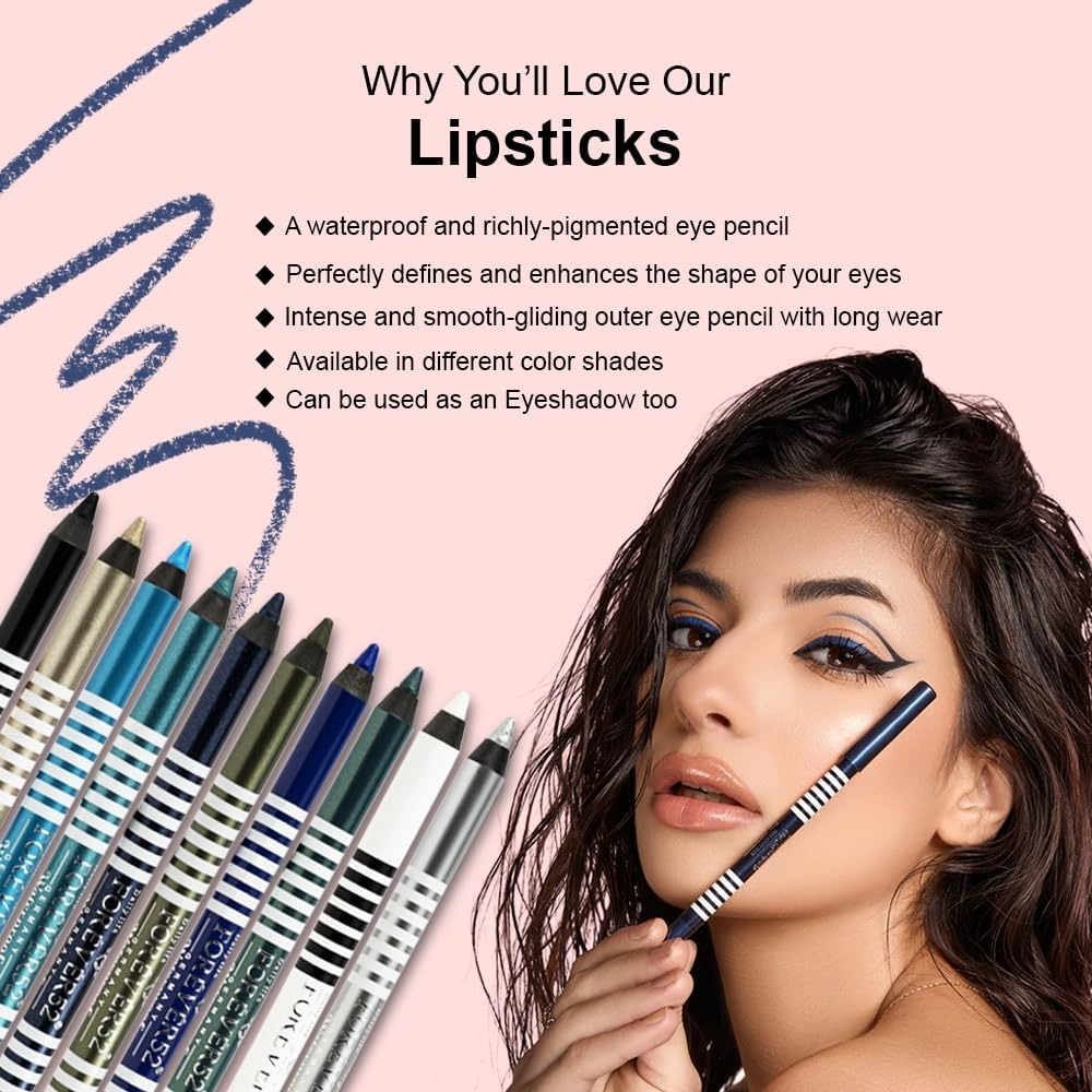 Daily Life Forever52 Waterproof Smoothening Matte Eye Pencil (1g, Juniper) (Green)