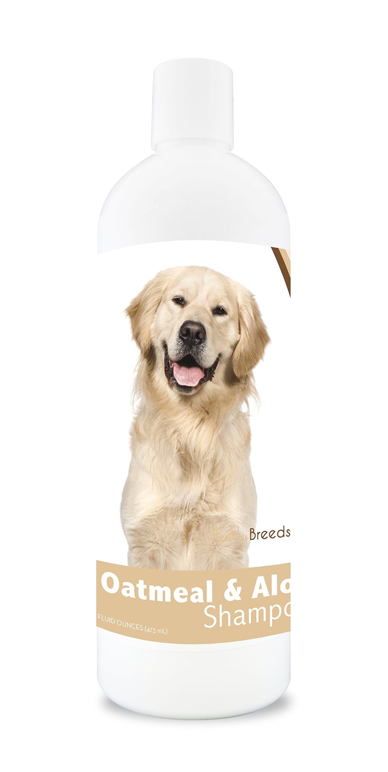 Healthy Breeds Golden Retriever Oatmeal Shampoo with Aloe 16 oz Oatmeal 16 oz Golden Retriever, Light
