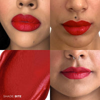 Fae Beauty Lip Whip 12Hr Comfortable Matte Liquid Lipstick (10ml) | Long Wear | Non Drying | Soft Mousse Smudgeproof Formula | Vegan | With Moisture Lock Technology | Enriched with Vitamin E and Cherry Coffee - Bite