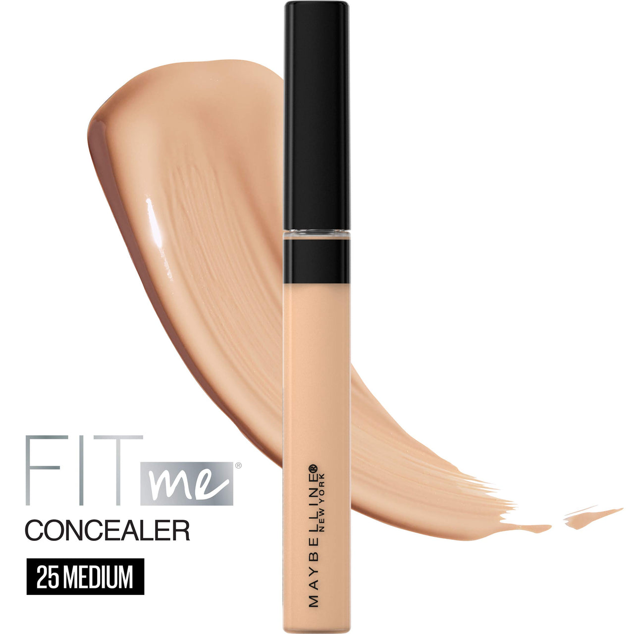 Maybelline New York Fit Me Concealer,15 Fair, 6.8ml and Maybelline New York Fit Me Concealer,25 Medium, 6.8ml