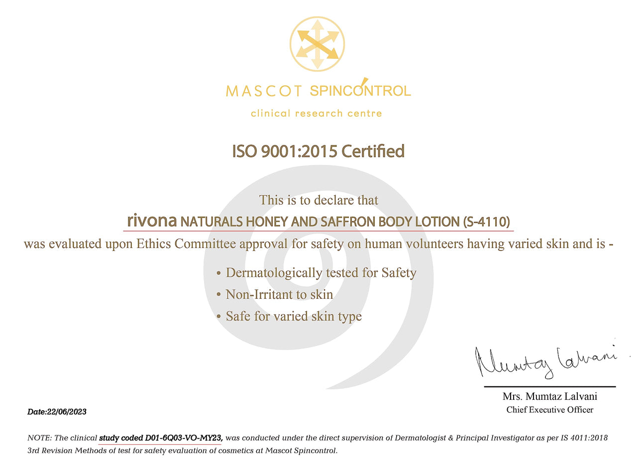 Rivona Naturals Honey Golden Nectar Duo - Lotion and Cream for Hyperpigmentation |Deep Moisturization| All Skin Types |300 ml (Pack 2)