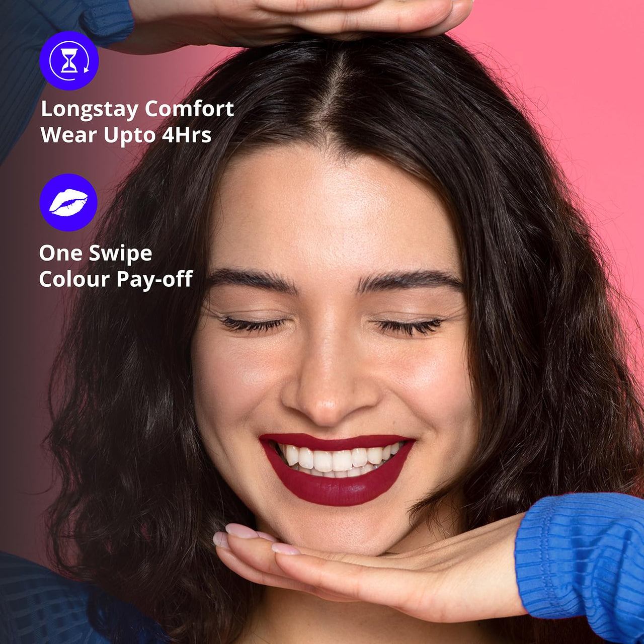 Blue Heaven Get Matte Lipstick | Soft Matte Finish and Lightweight Formula | Intense Pigment | Long-Lasting Lipsticks For Women | 204 | 4GM