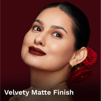 Pilgrim Matte Me Up Bullet Lipstick 4.2g | Creamy, Lightweight, Bold, Non Drying | SPF 30 | Enriched With Hyaluronic Acid & Spanish Squalane | Lipstick for dusky skin tone | Cinnamon Lust -33