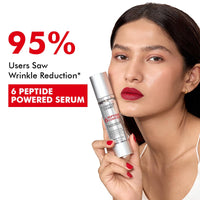 Conscious Chemist 6 Peptide Serum for Face | 50ml | Complex Collagen Boosting Firming Essence for Face, Niacinamide & Hyaluronic Face Serum, Reduce Fine Lines, Wrinkles, Face Serum for Men & Women