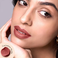 Mamaearth Moisture Matte Longstay Mini Lipstick with Avocado Oil & Vitamin E for 12 Hour Long Stay-01 Carnation Nude - 0.7 g