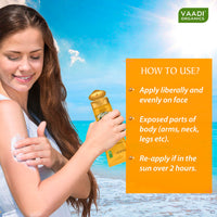 VAADI HERBALS Sunscreen Lotion For Sensitive Skin Type Spf 50, 110G