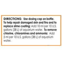 MARINE STRESS COAT Saltwater Aquarium Water Conditioner 16-Ounce Bottle (385D)