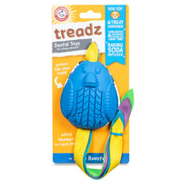 Arm & Hammer for Pets Super Treadz Large Rooster Dental Chew Toy for Dogs - Dog Dental Toys Help Reduce Plaque & Tartar Buildup Without Brushing - Safe for Dogs up to 35 Lbs Large - 1 Pack