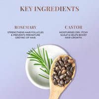 Just Herbs Rosemary Hair Growth Oil Promotes Hair Growth and Reduces Hairfall & Dandruff 100 ml