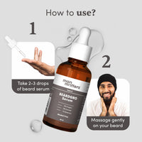 Man Matters Beardgro Oil-In-Serum 30Ml | 4% Anagain, 2% Aminexil & 1% Rosemary | Stronger, Fuller & Thicker Beard Growth | Solves Uneven & Patchy Beard | Lightweight And Fast Absorption, 90 Grams