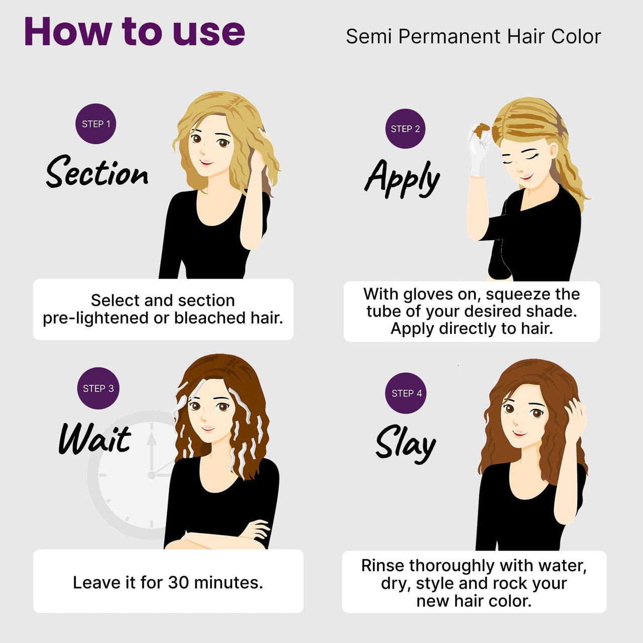 2.Oh! Italian- Caramel Brown Hair Color For Women & Men | Ammonia-Free DIY Semi Permanent Hair Color | Enriched with Argan Oil | Lasts upto 4-5 Washes | Pack of 2