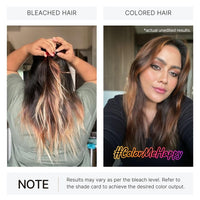 2.Oh! Italian Caramel Brown Semi-Permanent Hair Color DIY Kit With Bleach, Plex & Argan Oil for Highlights - Lightening Kit for Women & Men