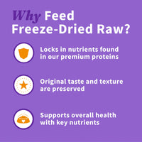 Halo Freeze Dried Raw Topper, Beef Protein Recipe, Freeze Dried Raw, Real Meat Topper, All Life Stages, 3.5-OZ Bag