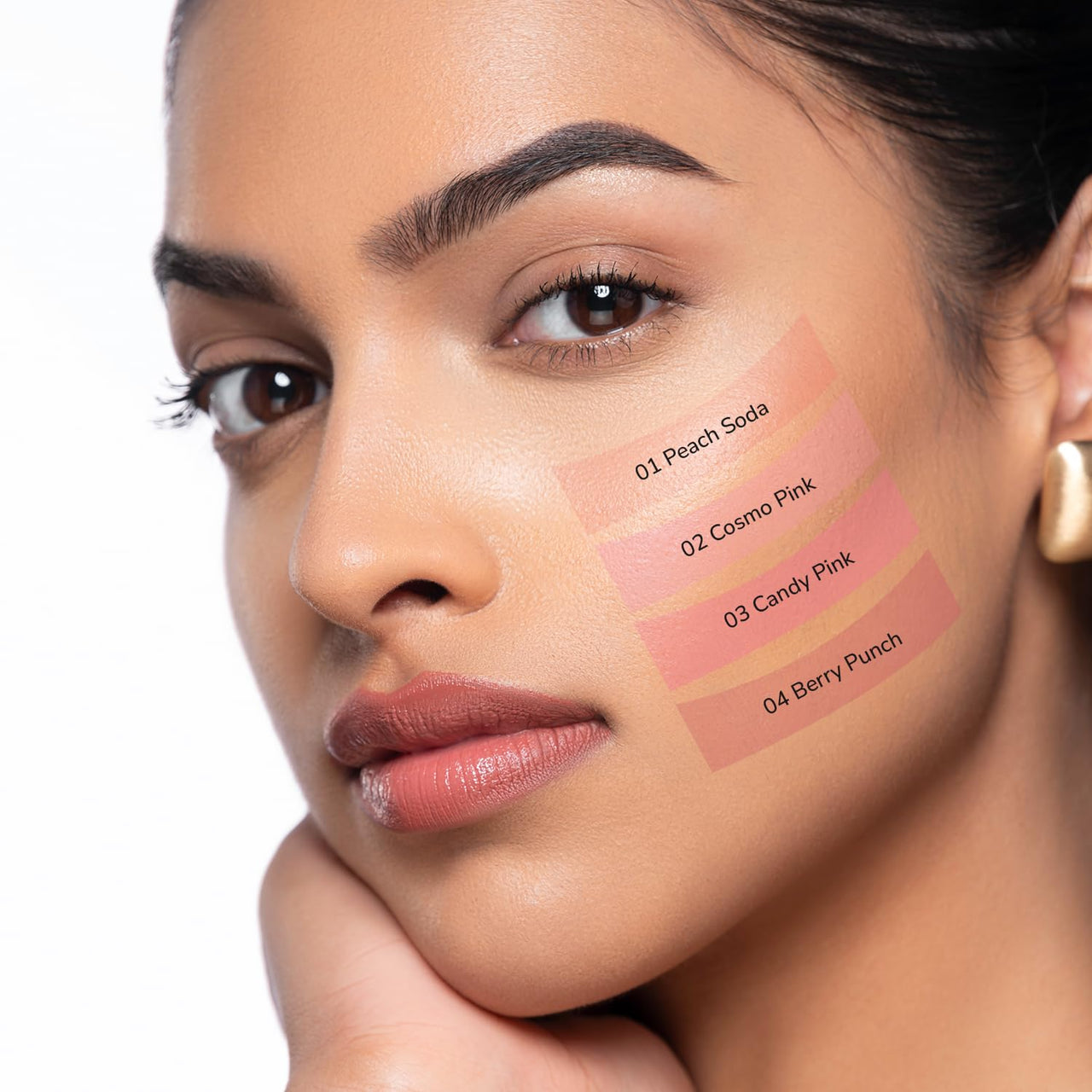 MILA BEAUTÉ Blush Babe Powder Blush | Matte Finish Long-Lasting Pigment | Easy to Blend | Non-Drying With Rosehip Oil, Jojoba Oil and Vitamin E | Shade - (Candy Pink 5g)