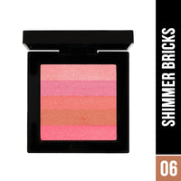 Hilary Rhoda Shimmer Bricks Highlighter Palette | Bronzers, Highlighters & Blushes | Highly Pigmented | Long Lasting & Illuminating Glow - 8.1g (Shade - 06)