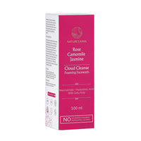 Nature’s Kinn Rose, Camomile & Jasmine Cloud Cleanse Foaming Facewash | Hydrating & Soothing | With Niacinamide, Hyaluronic Acid & Gotu Kola | Sulphate-Free, Paraben-Free, Alcohol-Free | 100ml