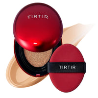 TIRTIR Mask Fit Red Cushion Foundation | Full coverage, Skin fit, Satin Glow Finish | Korean Cushion Foundation #27C COOL BEIGE | 18g