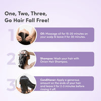 Mylo Anti Hairfall Onion Care Kit - Reduces Hair Fall | Improves Scalp Health - Oil (200 ml), Shampoo (200 ml) & Conditioner (200 ml)