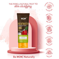 WOW Skin Science Apple Cider Vinegar Face Wash - No Parabens, Sulphate, Silicones & Color - Pack of 2 - Net Vol. 200mL