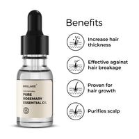BRILLARE Pure Rosemary Essential Oil For Hair Growth 15 Ml, 70 Grams