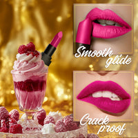 FACES CANADA Comfy Matte Velvet Touch Lipstick - Raspberry Sorbet 11, 4.2g | Velvety Matte Finish | 8HR Longstay | Intense Colour | Hydrating Lips | Smooth Application