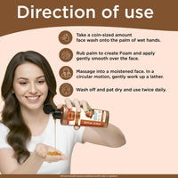 Multani Naturals Sandalwood & Honey Face Wash 270 ml I Ayurvedic Cleanser infused with Madhu (Honey), Aloe Vera Extract and Sandalwood Oil for Men & Women – its Unisex I Face Cleanser Clinically & Dermatologically Tested Herbal Face Wash to Soothe and Res