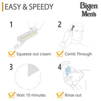 Bigen Men's  Speedy Color, Hair Color, 80g - Brown Black 102 (Pack of 1)