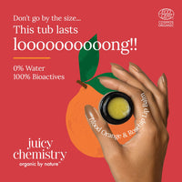 Juicy Chemistry Blood Orange & Rosehip Lip Balm, 5 G |Enriched with Natural Ceramides to Hydrate, Moisturise & Reduce Pigmentation|Formulated with Organic Castor Oil, Jojoba Oil and Vitamin E