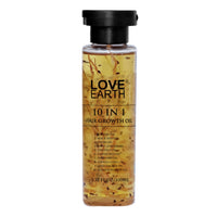 Love Earth 10 In 1 Hair Growth Oil|Soybean Oil, Black Seed Oil, Jojoba Oil, Sweet Almond Oil, Coconut Oil, Castor Seed Oil, Spikenard Oil, Ashwagandha Oil, Graecum Seed Oil, Zizanoides Root Oil|100ml
