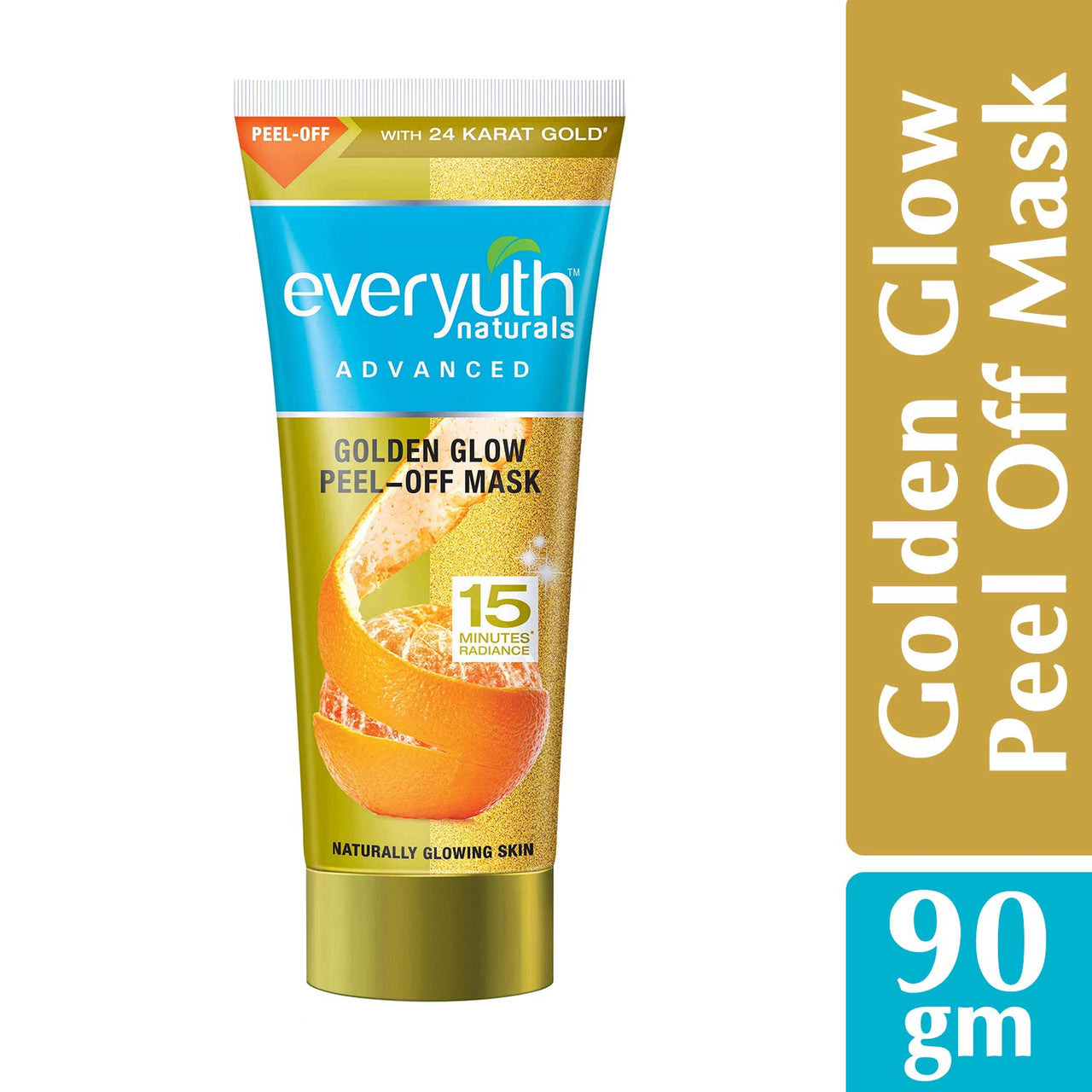 Himalaya Moisturizing Aloe Vera Face Wash, 200ml and Everyuth Naturals Advanced Golden Glow Peel-off Mask with 24K Gold, 90g