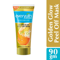 Himalaya Moisturizing Aloe Vera Face Wash, 200ml and Everyuth Naturals Advanced Golden Glow Peel-off Mask with 24K Gold, 90g