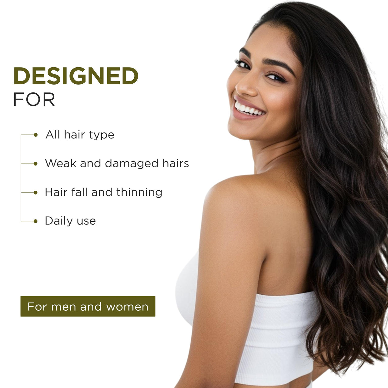 Oshea Herbals Natural Hair Growth Shampoo for Men & Women | Deep Nourishment, Promotes Hair Growth with Controlled Hairfall | Enriched with Onion Bulb & Ginger Extract - 300ml