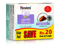 Himalaya Baby Shampoo (400 ml) & Himalaya Gentle Baby Soap Value Pack, 4 * 75g