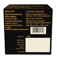 Zandu Pure Himalayan Shilajit Resin, 20g (Pack of 1) | Natural & Ayurvedic| Helps Enhance Strength & Stamina | Maintains Overall Holistic Wellness