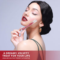 Jaquline USA Long lasting Liquid Lipstick |Mousse for Lips, Cheeks & Eyes|Matte Finish & Smooth Texture | Non-drying, Highly Blendable Formula | Transfer Proof & Enriched with Hyaluronic Acid & Macadamia Oil |Sugar Plum - 6ml