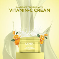 Oshea Herbals Brightening & Skin Illuminating Face Cream For All Skin Types | Hydrates, Fades Age Spots & Refines Texture| Enriched with Mulberry Extract & Vitamin C - 50 g