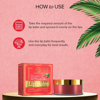 Khadi Natural Watermelon Lip Balm with Beeswax and Shea Butter| Lip Balm for Soft Lips | Nourishing Lip Balm for Dry Lips | Unisex Lip Balm| 5g